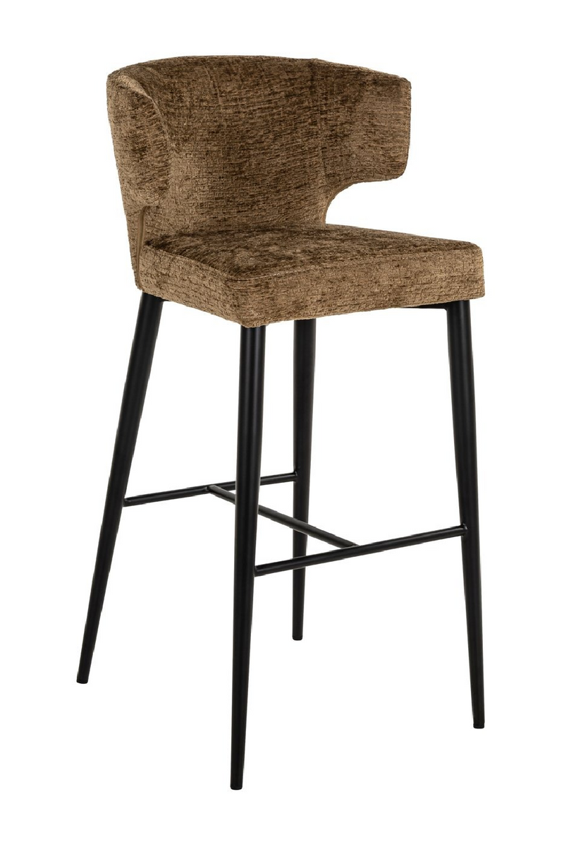 Tabouret De Bar A Dossier Courbé | Richmond Interiors Taylor | OROA.fr