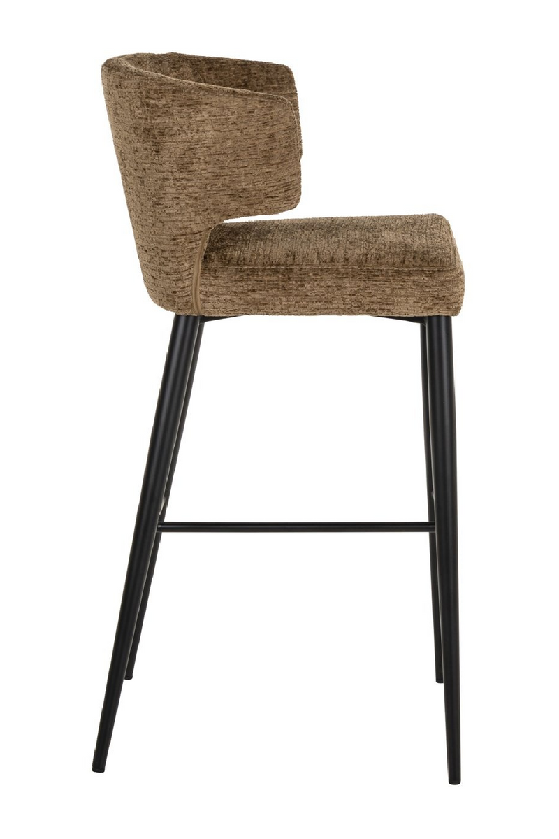 Tabouret De Bar A Dossier Courbé | Richmond Interiors Taylor | OROA.fr