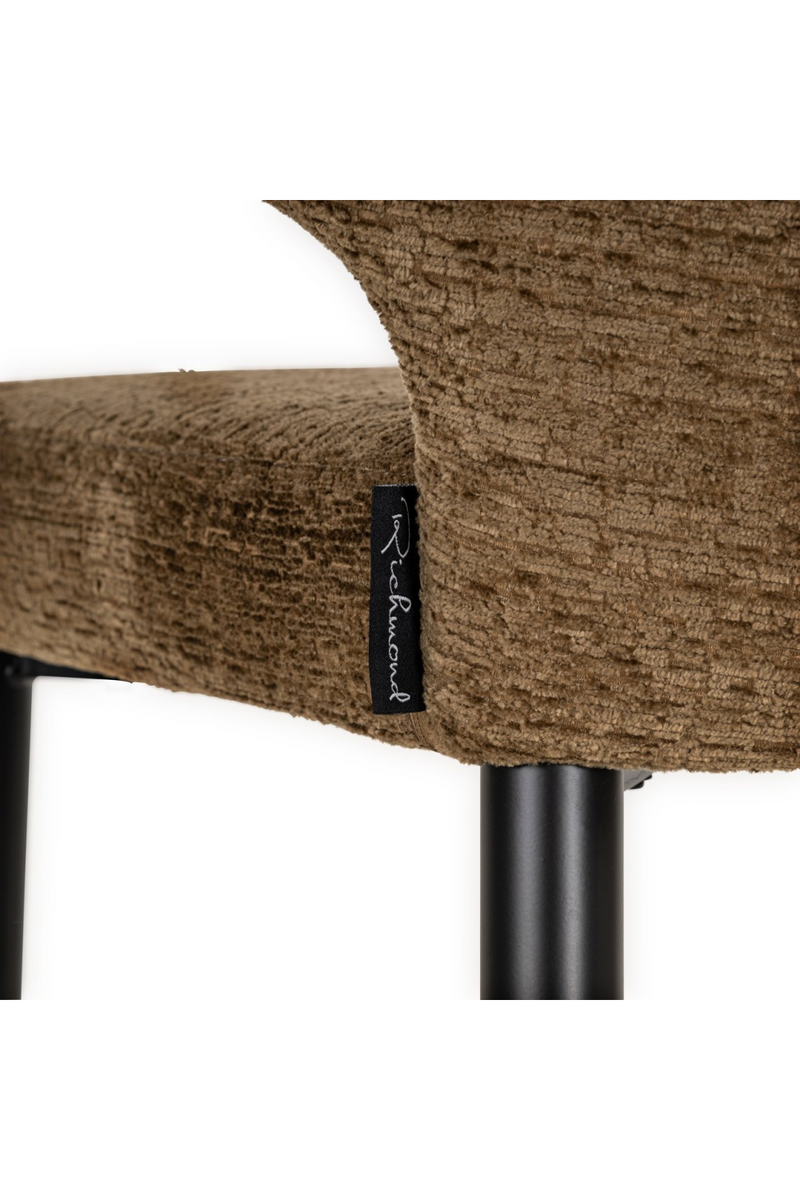 Tabouret De Bar A Dossier Courbé | Richmond Interiors Taylor | OROA.fr
