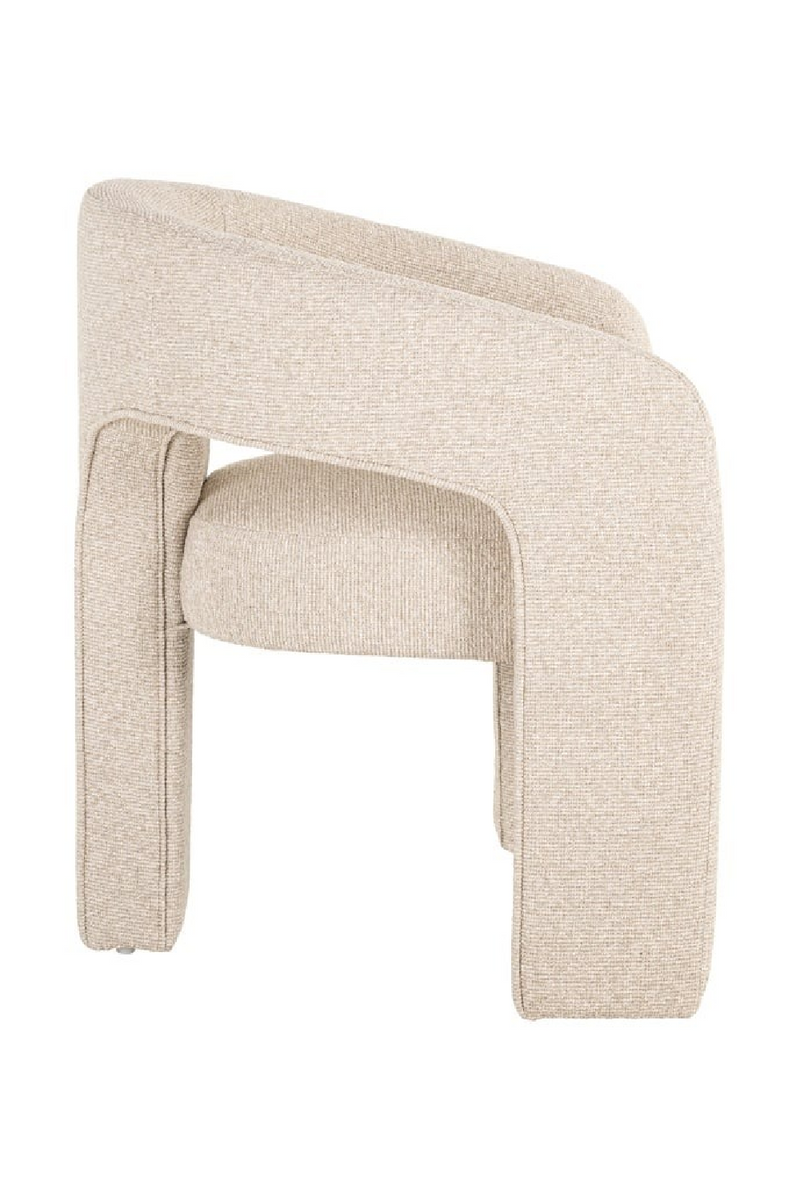 Fauteuil crème ajouré | Richmond Interiors Belle | OROA.fr
