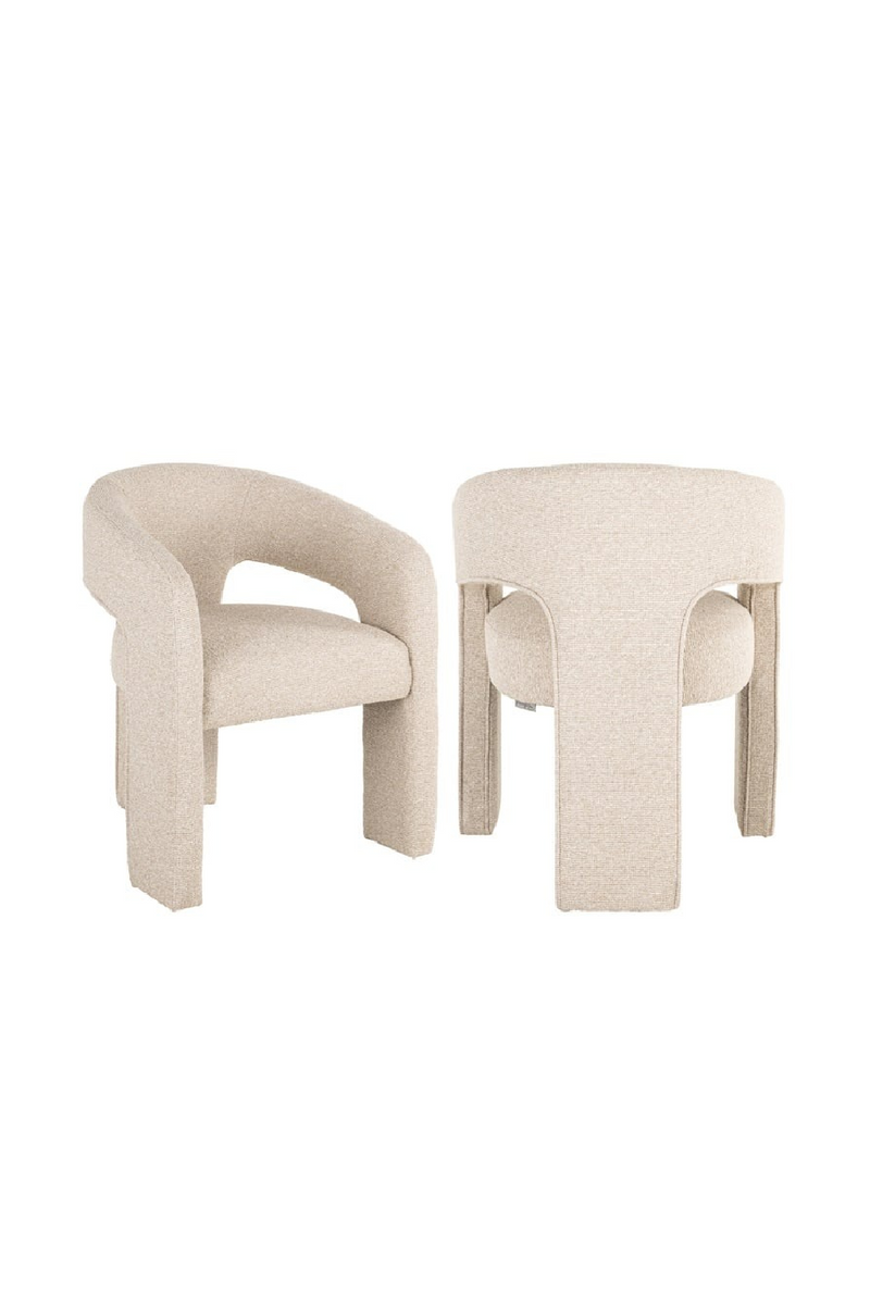 Fauteuil crème ajouré | Richmond Interiors Belle | OROA.fr