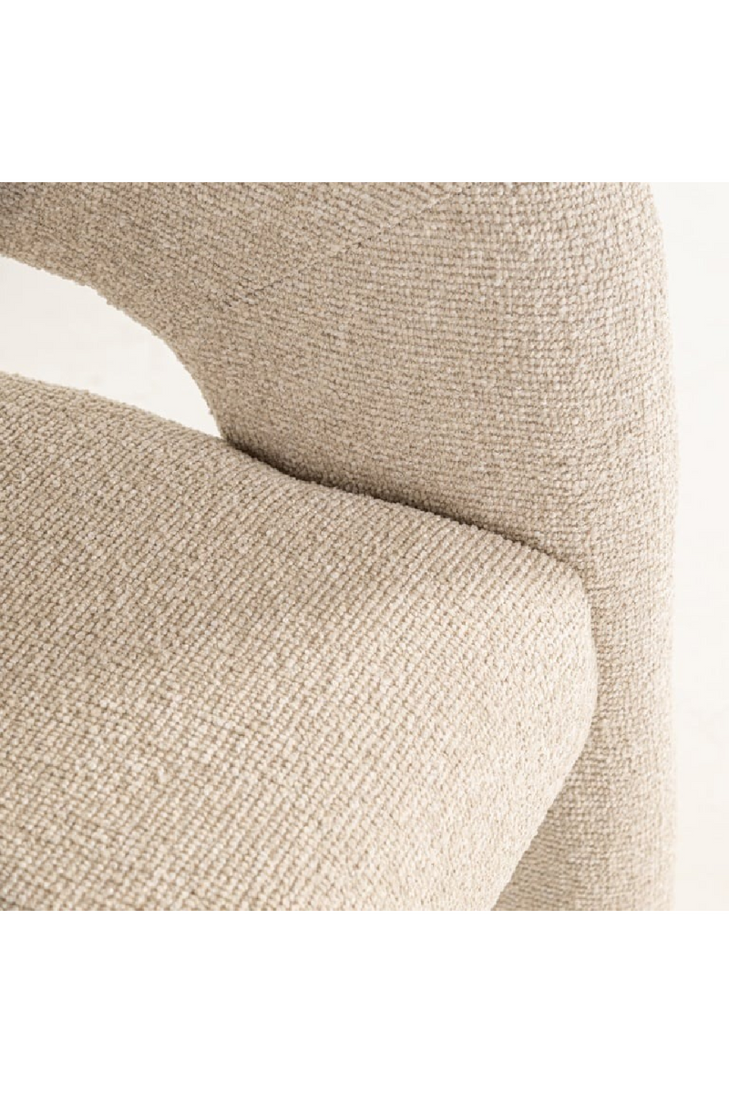 Fauteuil crème ajouré | Richmond Interiors Belle | OROA.fr