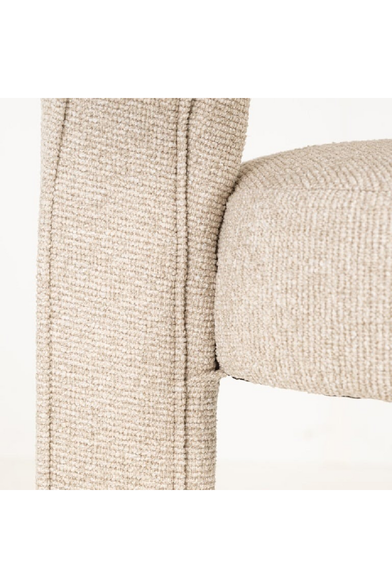 Fauteuil crème ajouré | Richmond Interiors Belle | OROA.fr