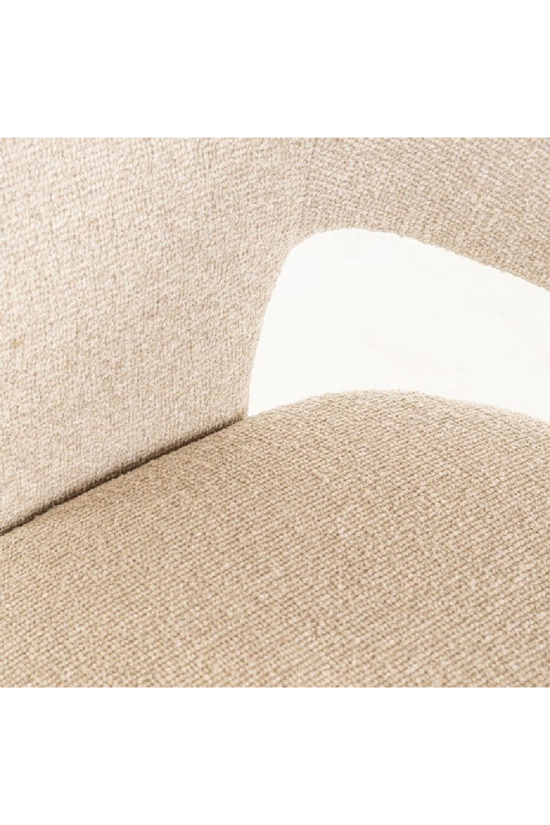 Fauteuil crème ajouré | Richmond Interiors Belle | OROA.fr