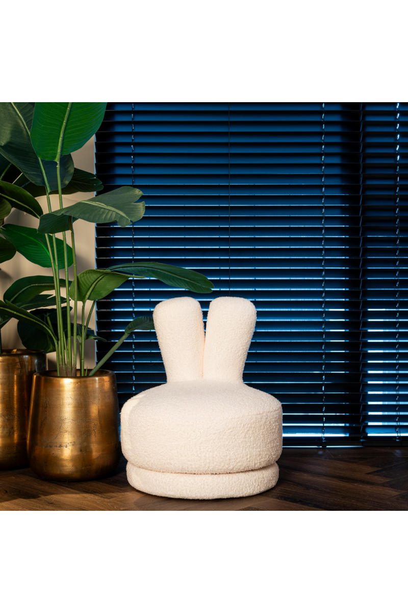 Chaise Pivotante Taupe Pour Enfant | Richmond Interiors Bunny | OROA.fr