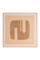 Décoration murale abstraite en lin | Richmond Interiors Seda | OROA.fr