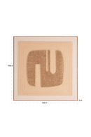 Décoration murale abstraite en lin | Richmond Interiors Seda | OROA.fr