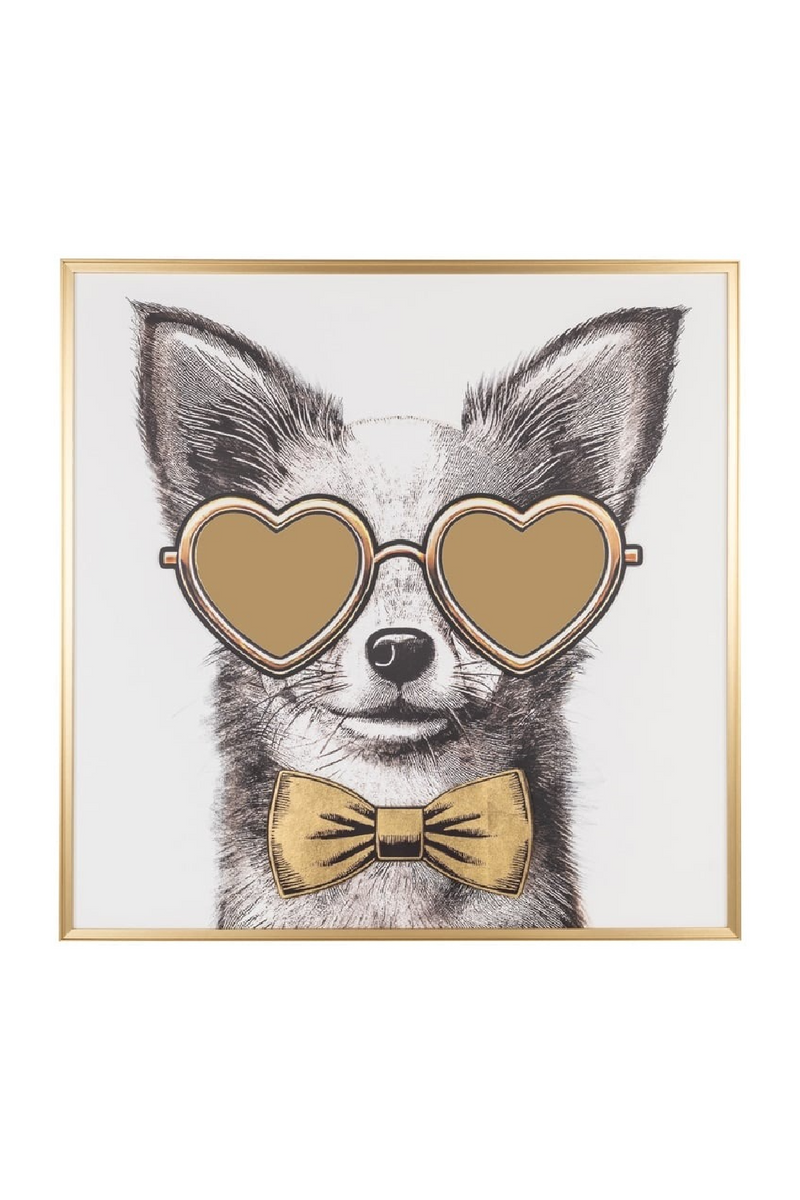Décoration murale Chien à lunettes | Richmond Interiors Bodhy | OROA.fr
