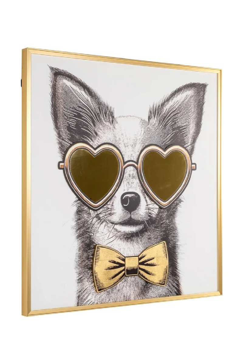 Décoration murale Chien à lunettes | Richmond Interiors Bodhy | OROA.fr