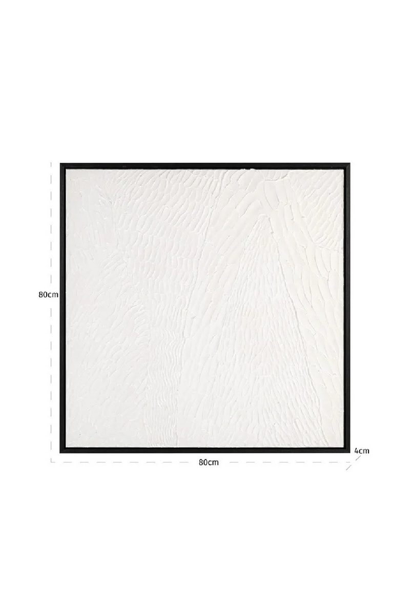 Décoration murale texturée blanche | Richmond Interiors Janell | OROA.fr