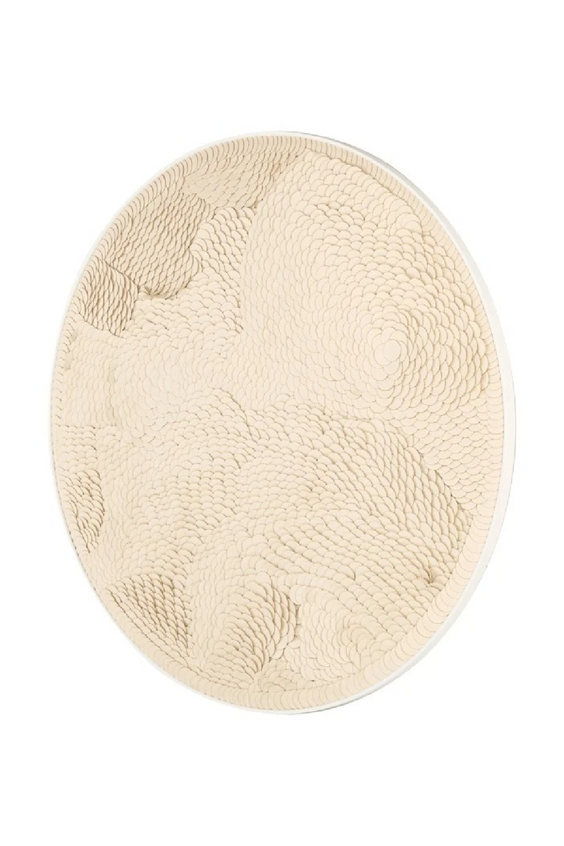 Décoration murale ronde blanche | Richmond Interiors Flow | OROA.fr