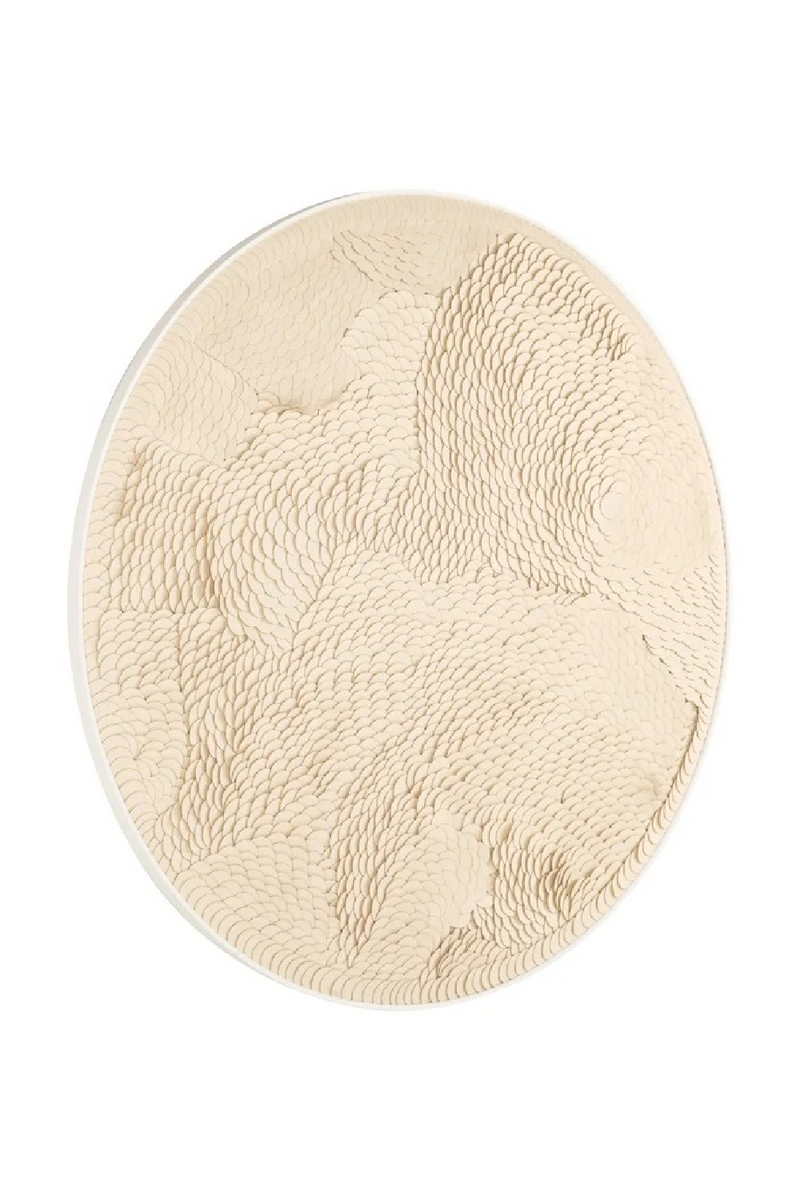 Décoration murale ronde blanche | Richmond Interiors Flow | OROA.fr