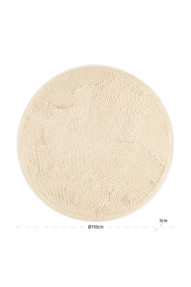 Décoration murale ronde blanche | Richmond Interiors Flow | OROA.fr