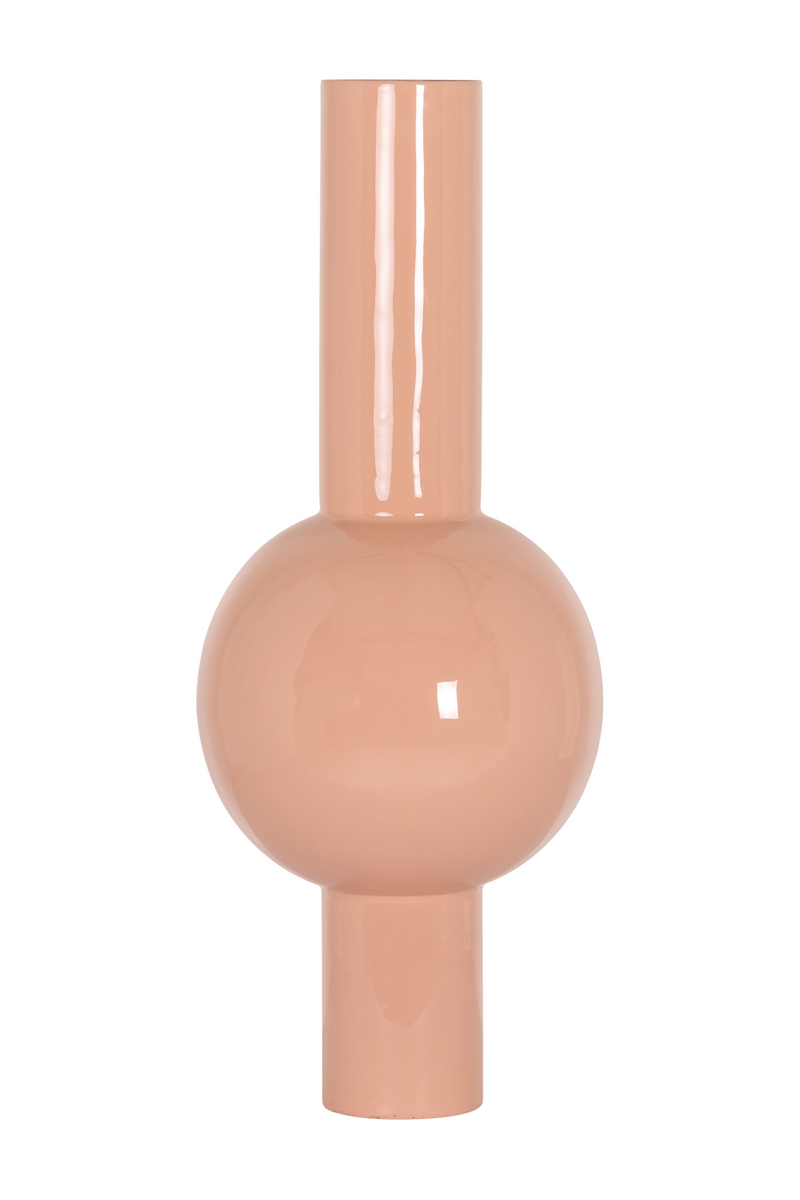 Vase Émaillé Pêche | Richmond Interiors Novalee | OROA.fr