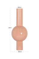 Vase Émaillé Pêche | Richmond Interiors Novalee | OROA.fr