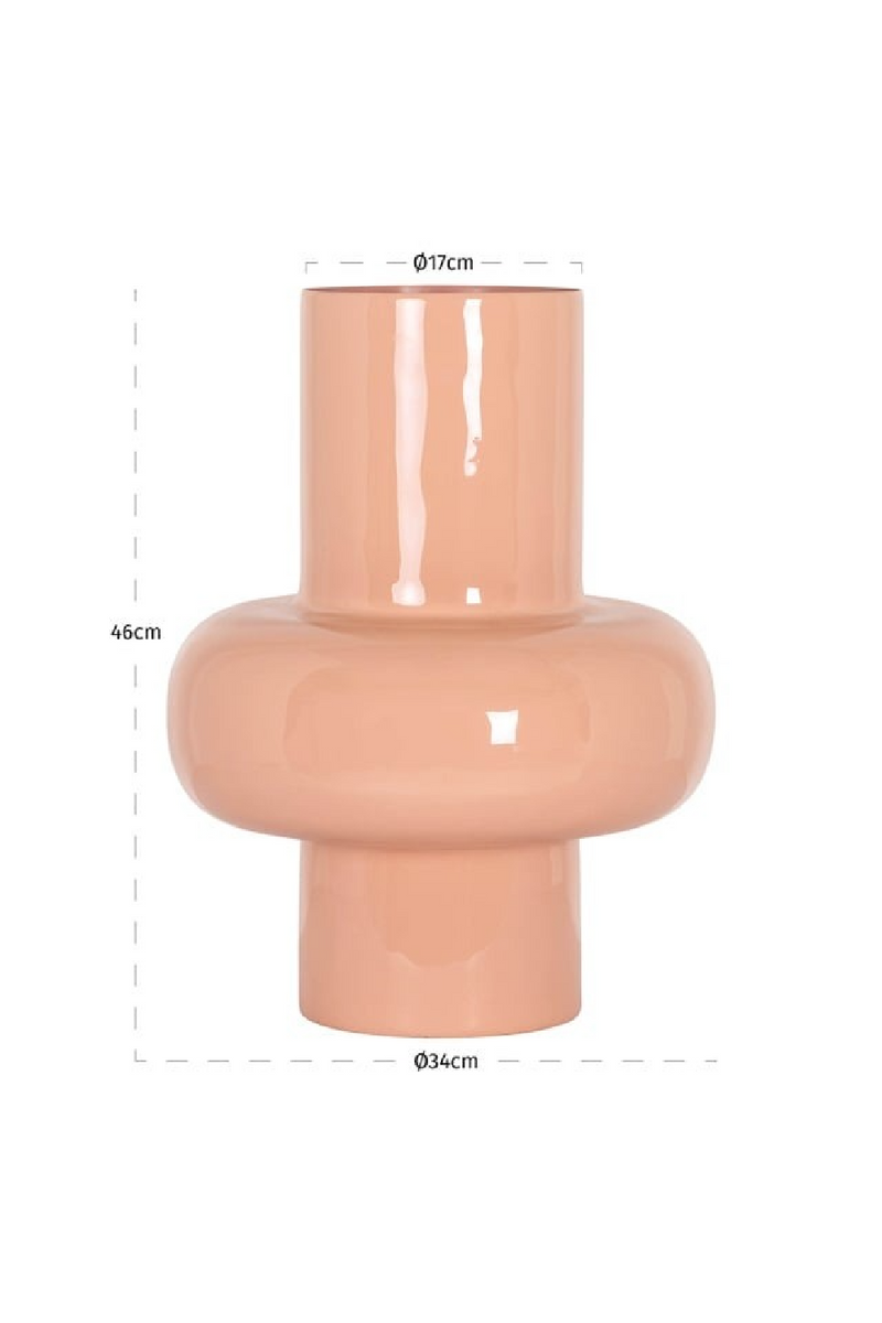 Vase rose saumon | Richmond Interiors Alison | OROA.fr