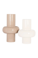 Vase en émail crème | Richmond Interiors Benice | OROA.fr