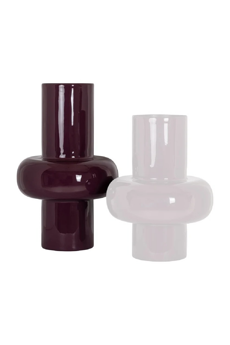 Vase bordeaux brillant | Richmond Interiors Ashlyn | OROA.fr
