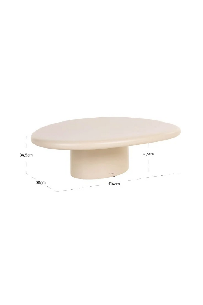Table basse d’intérieur/extérieur blanche | Richmond Interiors Urban Bloom | OROA.fr