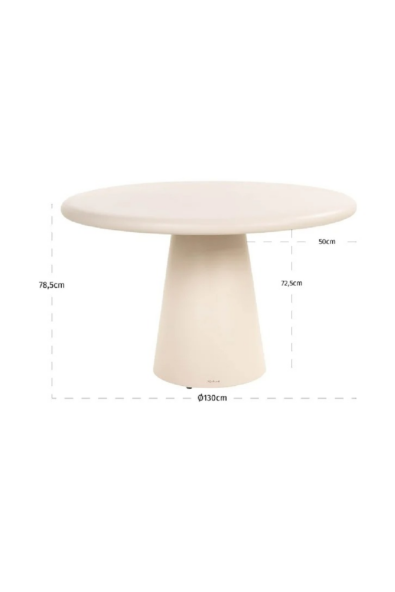 Table à manger d’intérieur/extérieur blanche | Richmond Interiors Urban Bloom | OROA.fr