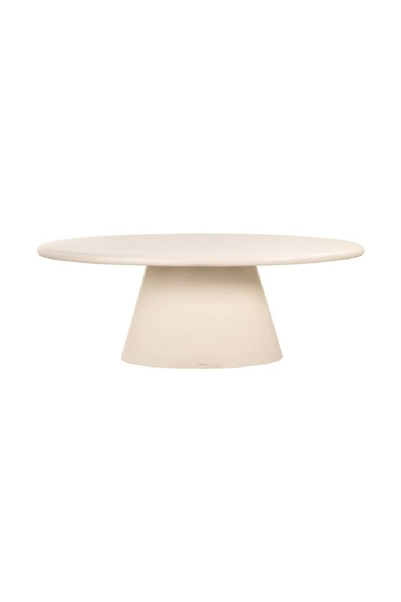 Table à manger ovale d’intérieur/extérieur blanche | Richmond Interiors Urban Bloom | OROA.fr