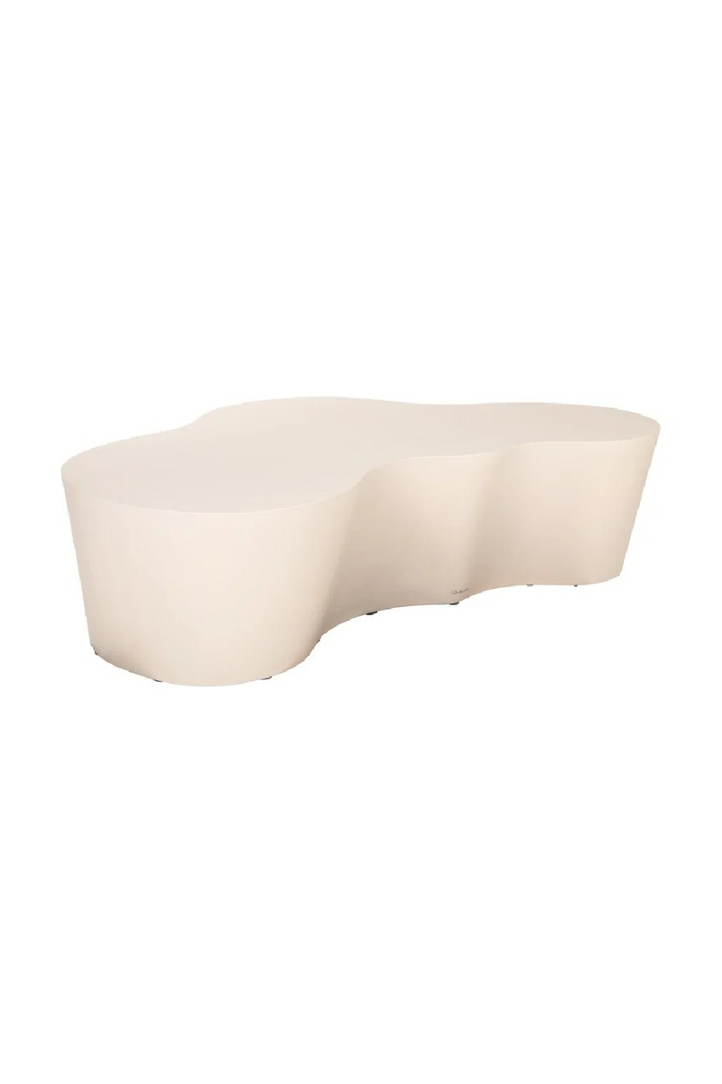 Table basse organique d’intérieur/extérieur blanche | Richmond Interiors Urban Bloom | OROA.fr