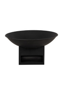 Brazier d’extérieur en fer noir | Richmond Interiors Davey | OROA.fr