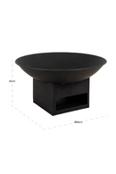 Brazier d’extérieur en fer noir | Richmond Interiors Davey | OROA.fr
