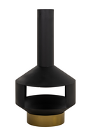 Cheminée D’extérieur Noire | Richmond Interiors Quinn | OROA.fr