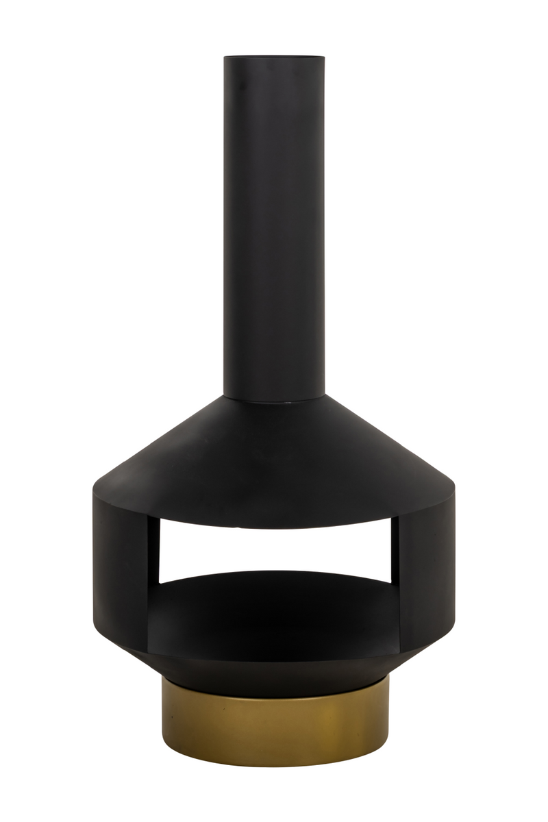 Cheminée D’extérieur Noire | Richmond Interiors Quinn | OROA.fr