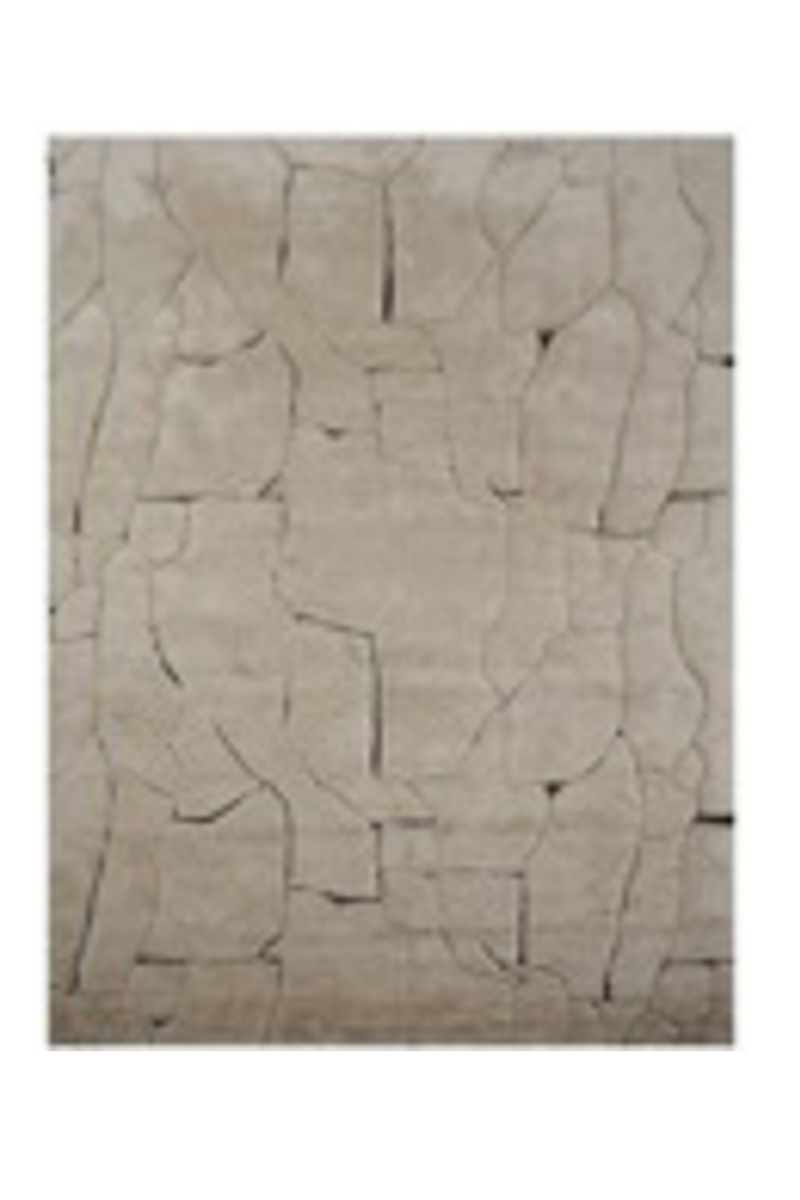 Tapis en Mélange de Laine Brun | Richmond Interiors Bhawan | OROA.fr