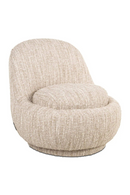 Fauteuil Lounge Beige A Assise Arrondie | Richmond Interiors Arlanda | OROA.fr