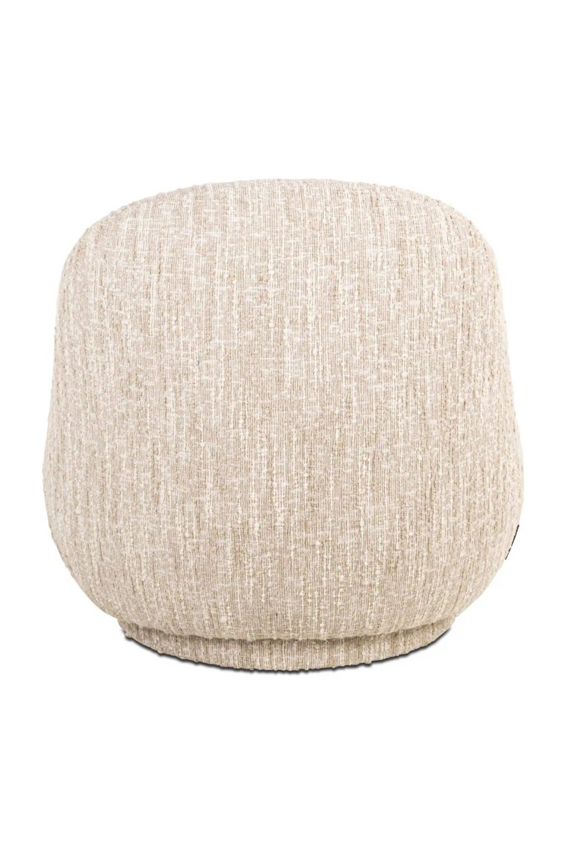 Fauteuil Lounge Beige A Assise Arrondie | Richmond Interiors Arlanda | OROA.fr