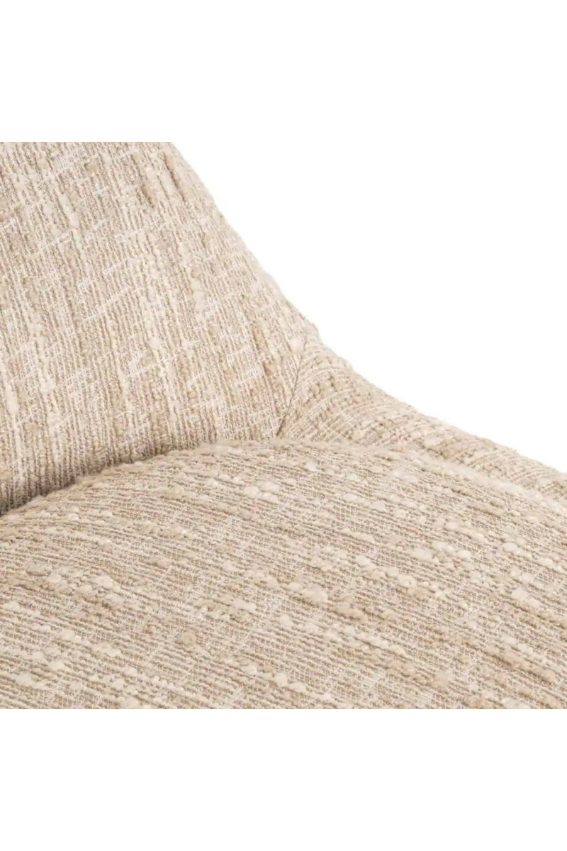 Fauteuil Lounge Beige A Assise Arrondie | Richmond Interiors Arlanda | OROA.fr