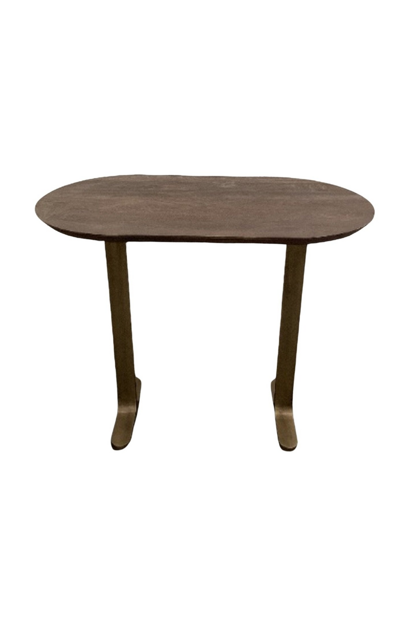 Table de Bar en Bois de Manguier Brun | Richmond Interiors Revelin | OROA.fr