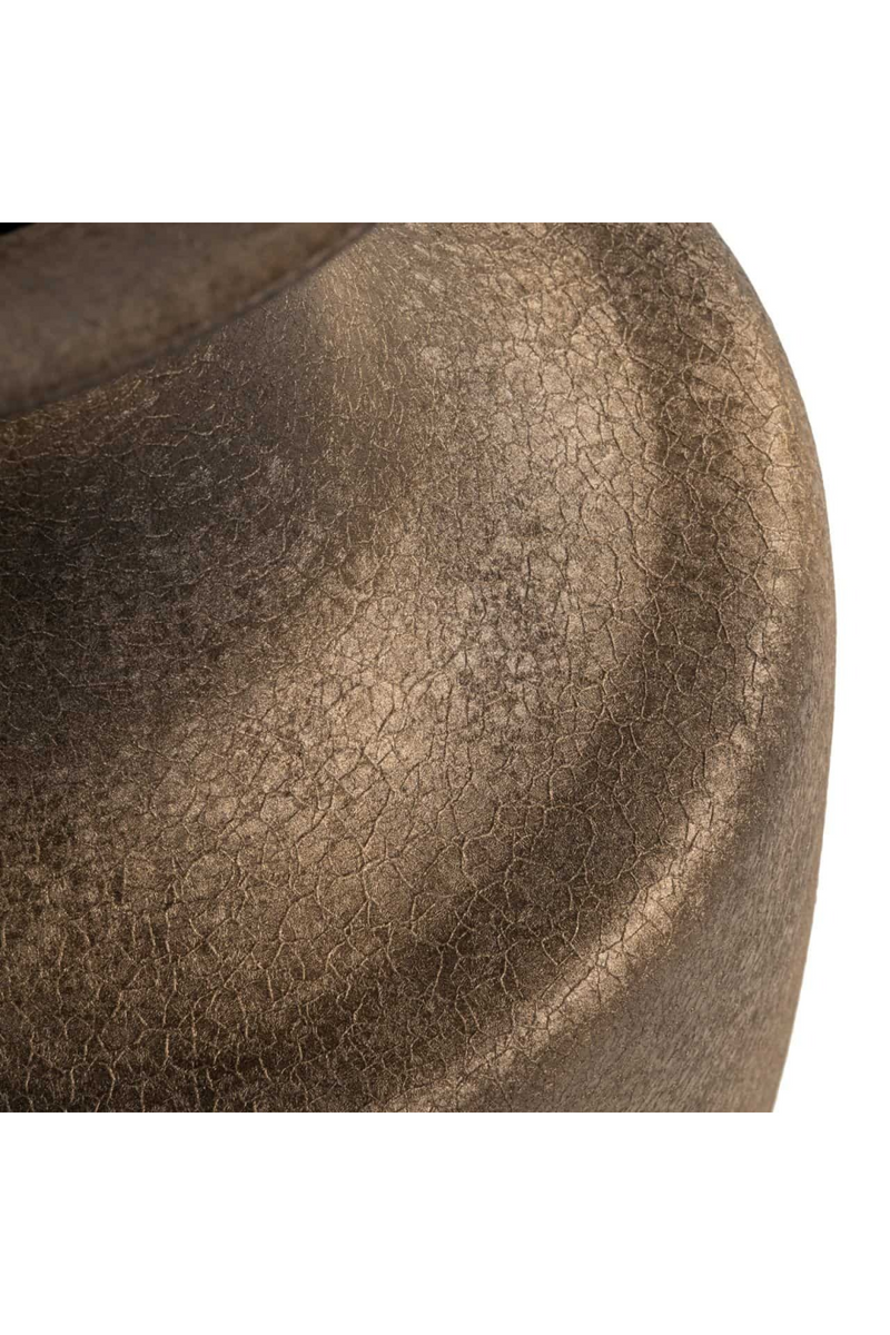 Vase Doré Texturé | Richmond Interiors Danique | OROA.fr