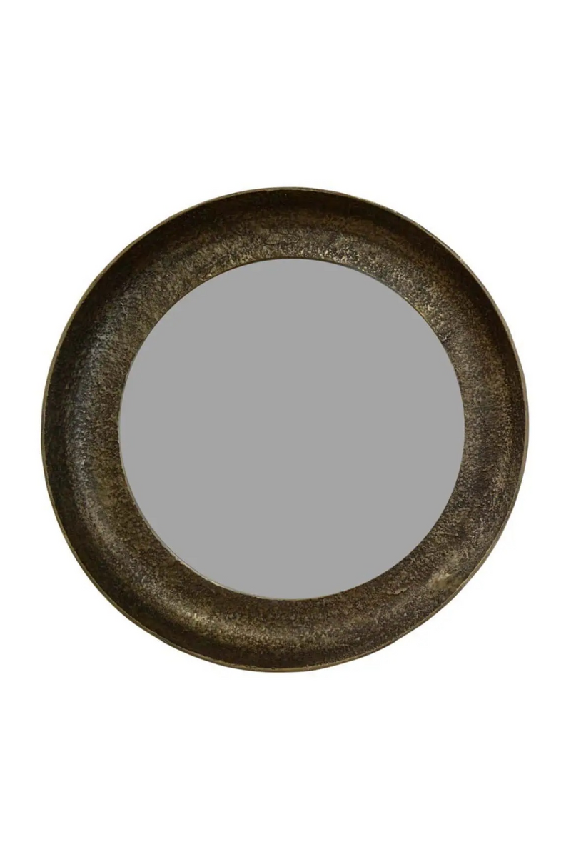 Miroir Rond En Or Vieilli | Richmond Interiors Laraya | OROA.fr