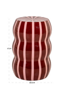 Table d’Appoint en Fer à Rayures | Richmond Interiors Boyd | OROA.fr