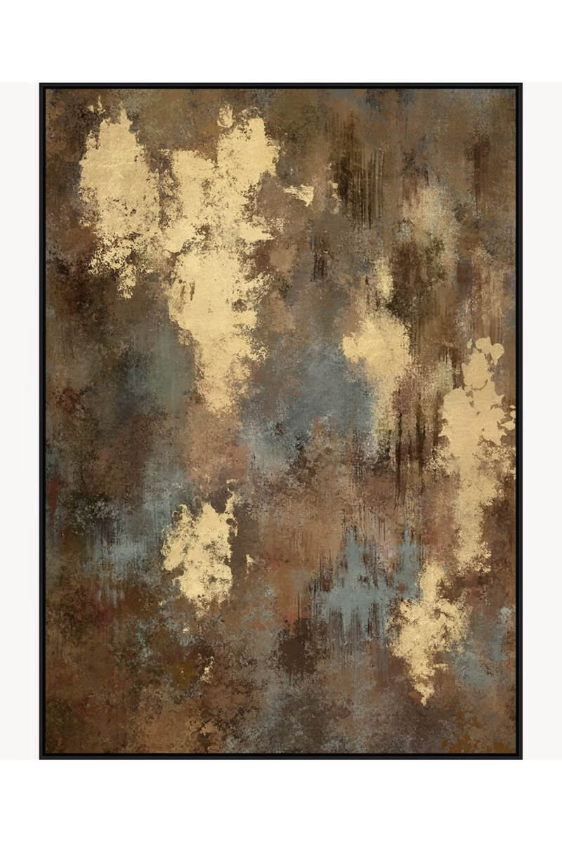 Œuvre Murale Mouchetée Dorée | Richmond Interiors Golden | OROA.fr
