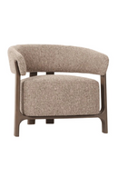 Fauteuil de salon en tweed brun | Richmond Interiors Dalara | OROA.fr
