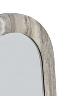 Miroir Arqué En Travertin Gris | Richmond Interiors Calvo | OROA.fr