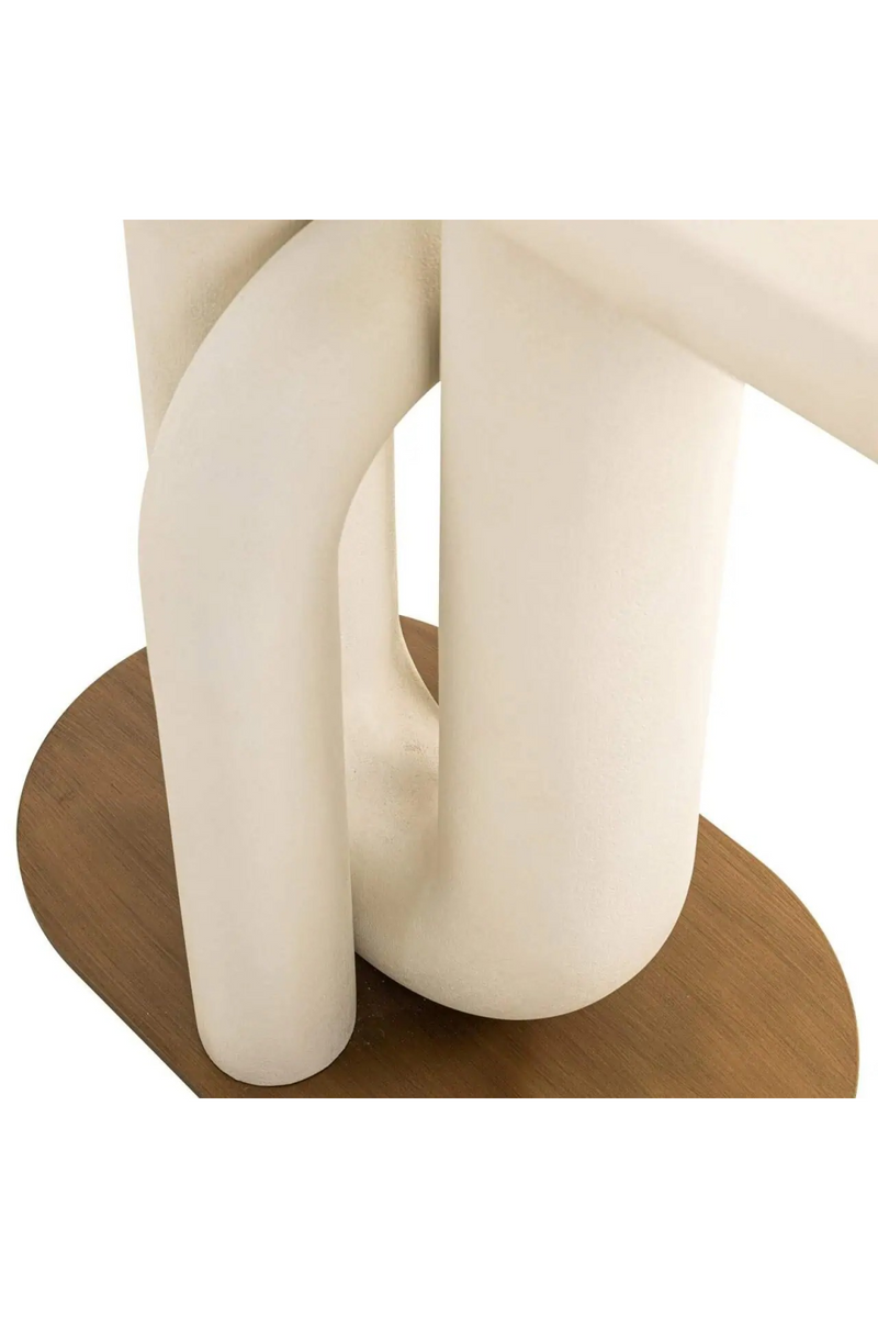 Console Moderne en Métal Blanc | Richmond Interiors Winslow | OROA.fr