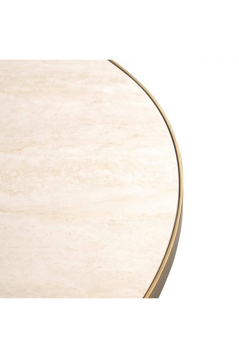 Table de Salle à Manger Ovale en Céramique Blanche | Richmond Interiors Tivoli | OROA.fr