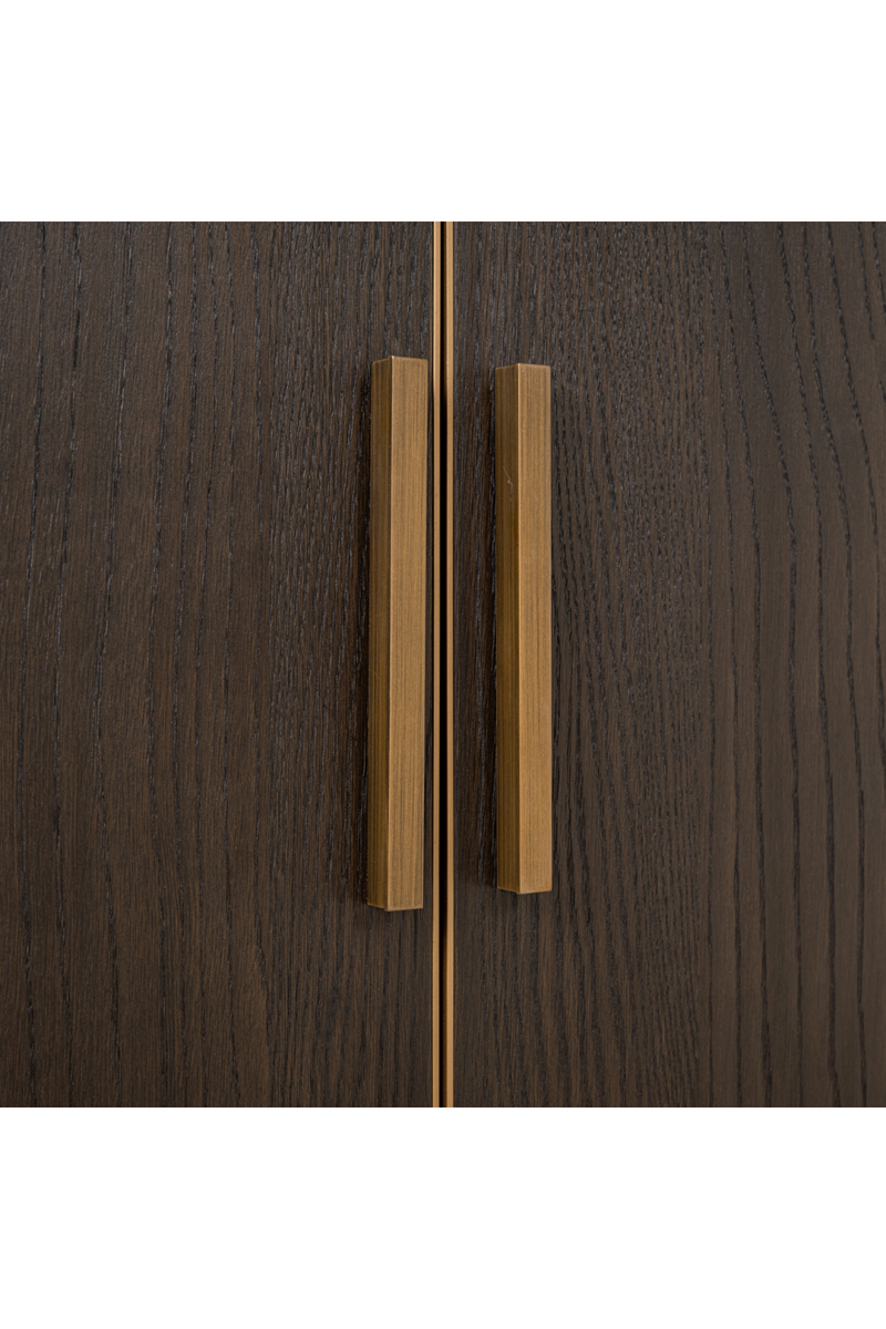 Armoire Murale en Chêne Brun | Richmond Interiors Carter | OROA.fr