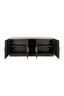 Buffet A 4 Portes Avec Plateau En Travertin | Richmond Interiors Claremont | OROA.fr