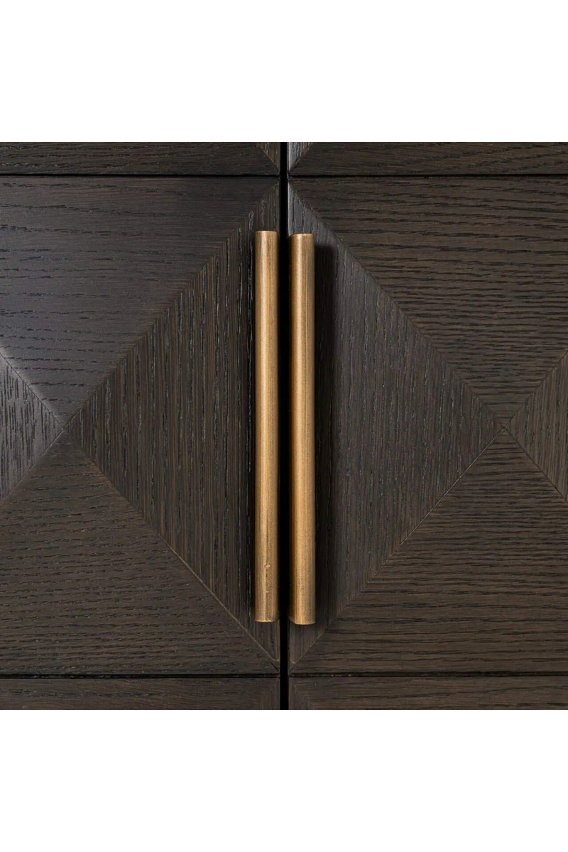 Buffet A 4 Portes Avec Plateau En Travertin | Richmond Interiors Claremont | OROA.fr