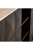 Buffet A 4 Portes Avec Plateau En Travertin | Richmond Interiors Claremont | OROA.fr