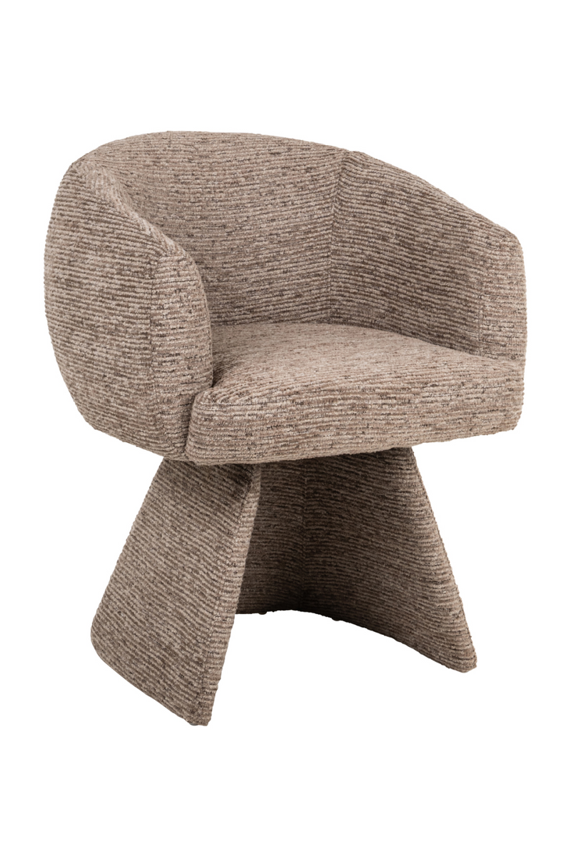 Chaise de Salle à Manger Pivotante à Base Conique | Richmond Interiors Quiriro | OROA.fr