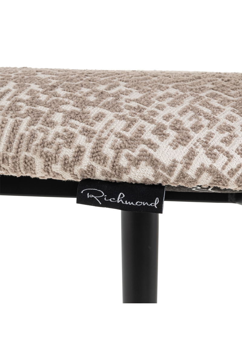 Tabouret de Comptoir Rembourré | Richmond Interiors Dantes | OROA.fr
