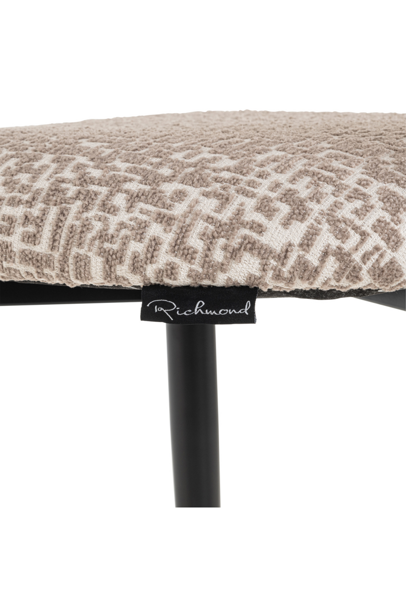 Tabouret de Bar Rembourré | Richmond Interiors Dantes | OROA.fr